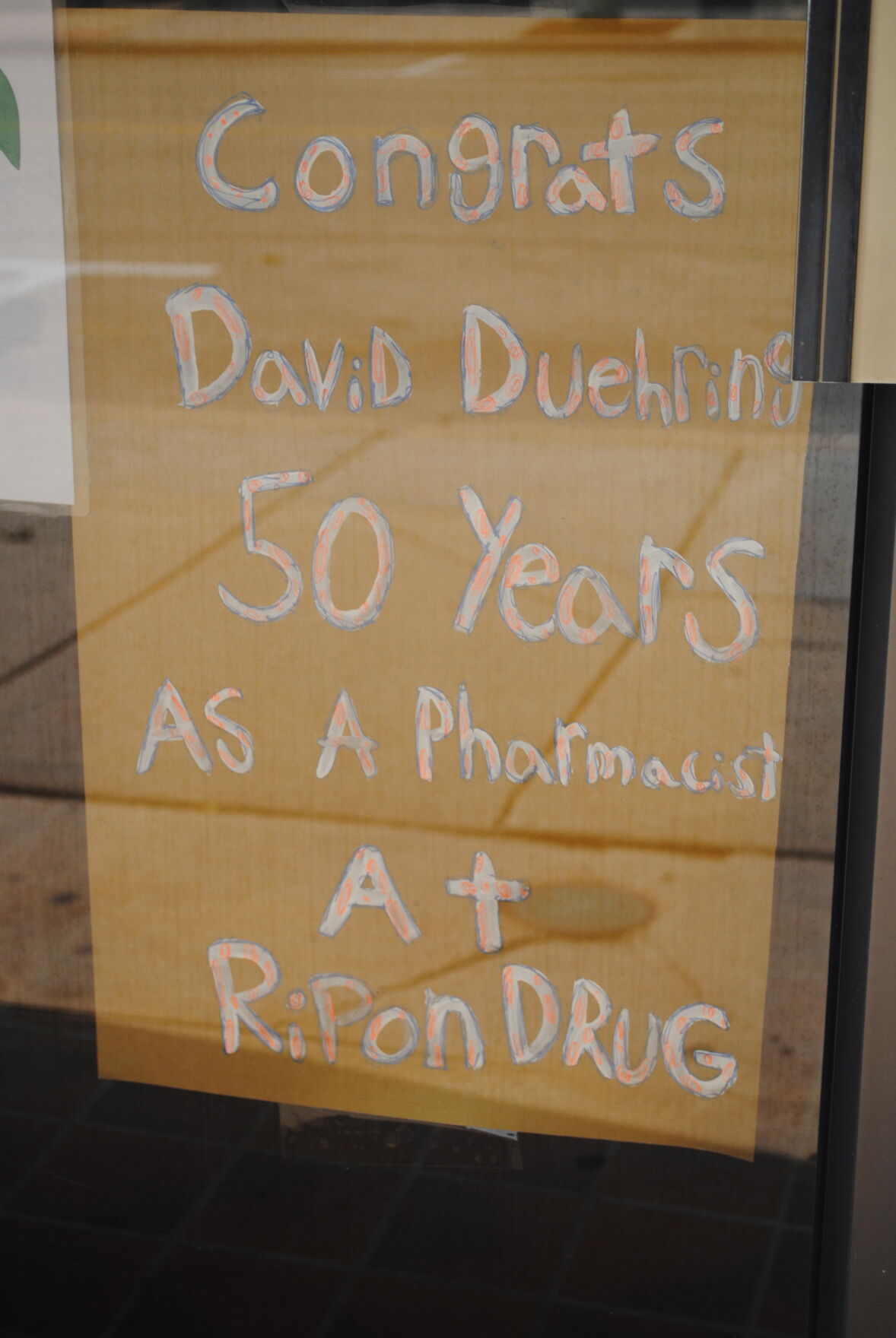 Dave Duehring 50 years Ripon Drug-4